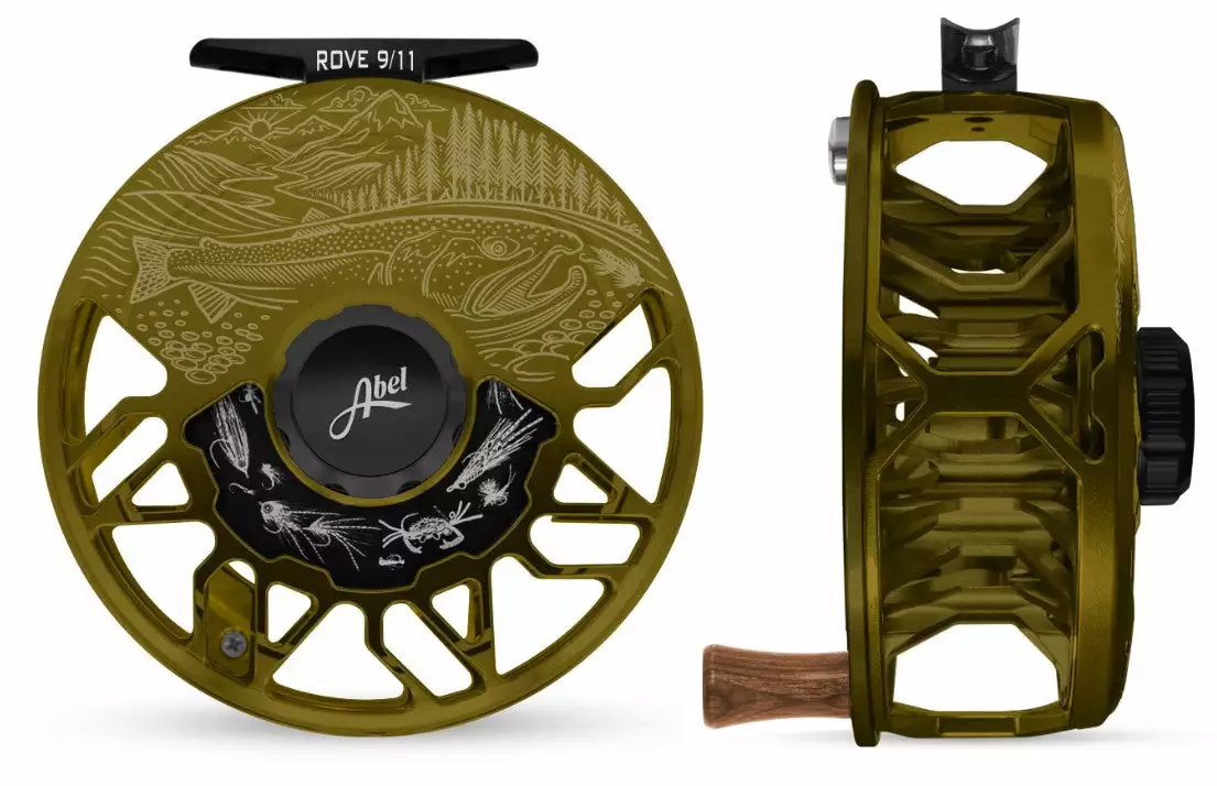Abel Rove Fly Reel // Satin Dark Olive Underwood Swing 4 Abel Rove Fly Reel // Satin Dark Olive Underwood Swing - Image 2