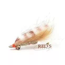 Bonefish Scampi By Umpqua // Light Bonefish Fly -LINES & LEADERS Store barred 3 scaled