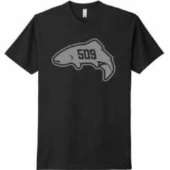 Shirtworks 509 Trout T-Shirt // Black