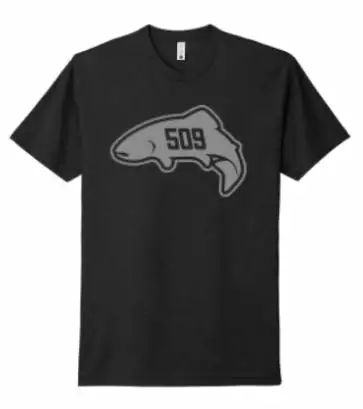 Shirtworks 509 Trout T-Shirt // Black 3 Shirtworks 509 Trout T-Shirt // Black