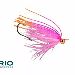Far Bank Enterprises RIO's CCFCCP // Spey & Trout Spey Fly - Size 4 -LINES & LEADERS Store ccfccppinkorange