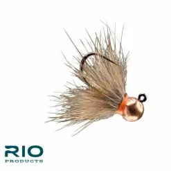 Far Bank Enterprises RIO's Baby's Got Bead // Euro Nymph Anchor Fly -LINES & LEADERS Store charcoalcopper