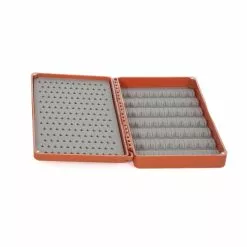 Fishpond Tacky Double Haul Fly Box -LINES & LEADERS Store double haul open empty scaled
