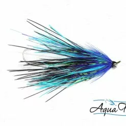 Stu's Ostrich Mini-Intruder By Aqua Flies -LINES & LEADERS Store miniintruder12031blupur