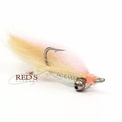 Bonefish Scampi By Umpqua // Light Bonefish Fly -LINES & LEADERS Store pink 2 scaled