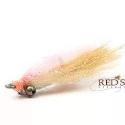 Bonefish Scampi By Umpqua // Light Bonefish Fly -LINES & LEADERS Store pink 3 scaled