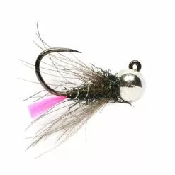 Roza's Pink Tag // Tungsten Jighead Nymph By Fulling Mill