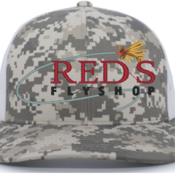 Shirtworks Red's Fly Shop Logo Hat -LINES & LEADERS Store reds std 108c desertwhite