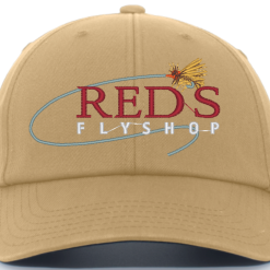 Shirtworks Red's Fly Shop Logo Hat -LINES & LEADERS Store reds std p200 coyote 1