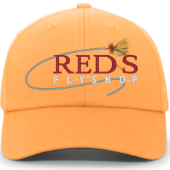 Shirtworks Red's Fly Shop Logo Hat -LINES & LEADERS Store reds std p202 papaya