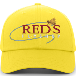 Shirtworks Red's Fly Shop Logo Hat -LINES & LEADERS Store reds std p202 yellow