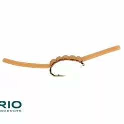 Far Bank Enterprises RIO's Squirmy Wormy Size # 10 -LINES & LEADERS Store squirmywormytan