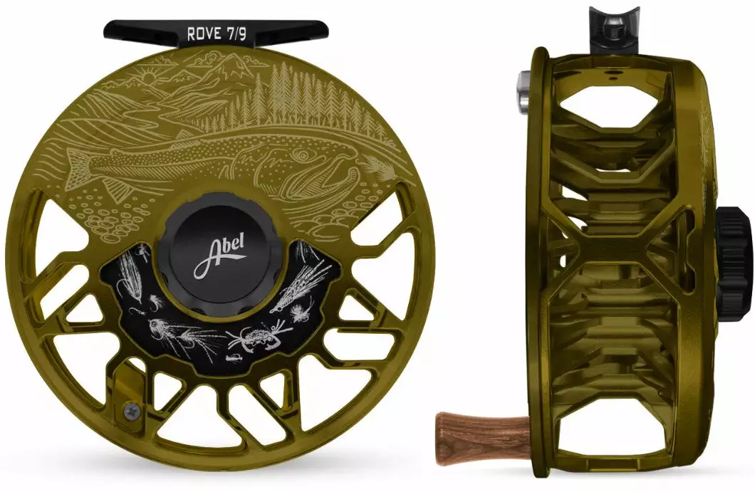 Abel Rove Fly Reel // Satin Dark Olive Underwood Swing 3 Abel Rove Fly Reel // Satin Dark Olive Underwood Swing