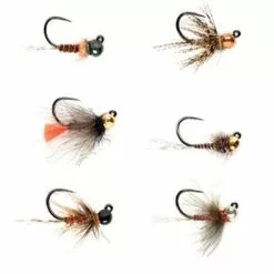 Jighead Nymphs // 1 Dozen Tactical Nymph Assortment By Fulling Mill