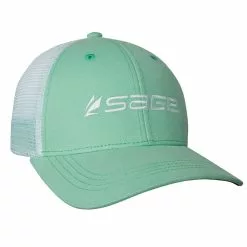 Far Bank Enterprises Sage Trucker Hats -LINES & LEADERS Store tealsagehat