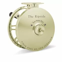Tibor Reels Tibor Riptide Reel 9/10/11 - Saltwater Reel -LINES & LEADERS Store tibor riptide fly reel.MAIN .Satin Gold.00