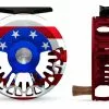 Abel Vaya Fly Reel // USA Flag Reel -LINES & LEADERS Store usamadeinamericaabelvayareel